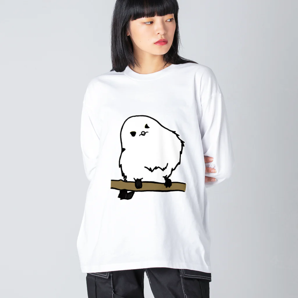 ぺちぺち工房 Pechi Pechi Atelierのしまえなが Big Long Sleeve T-Shirt