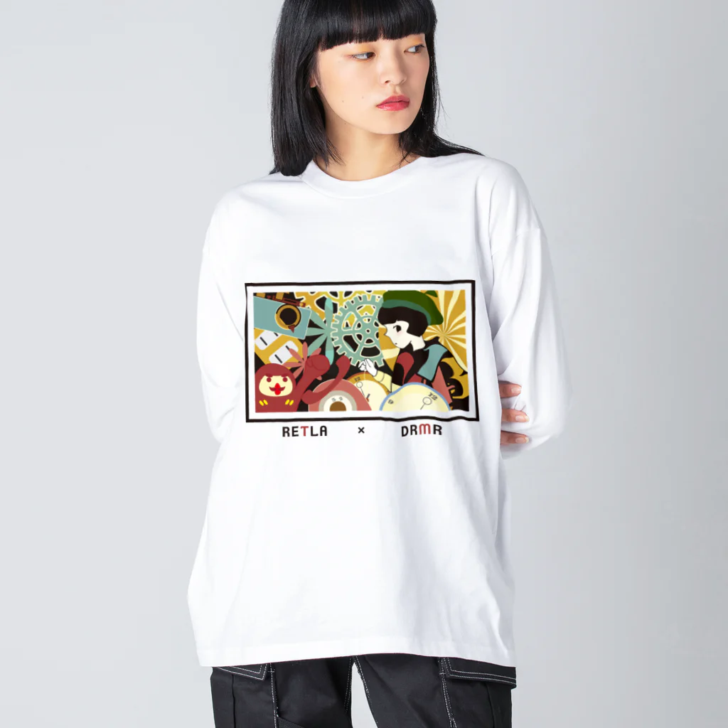 かんちょりさんのRETLA×DRMR Big Long Sleeve T-Shirt