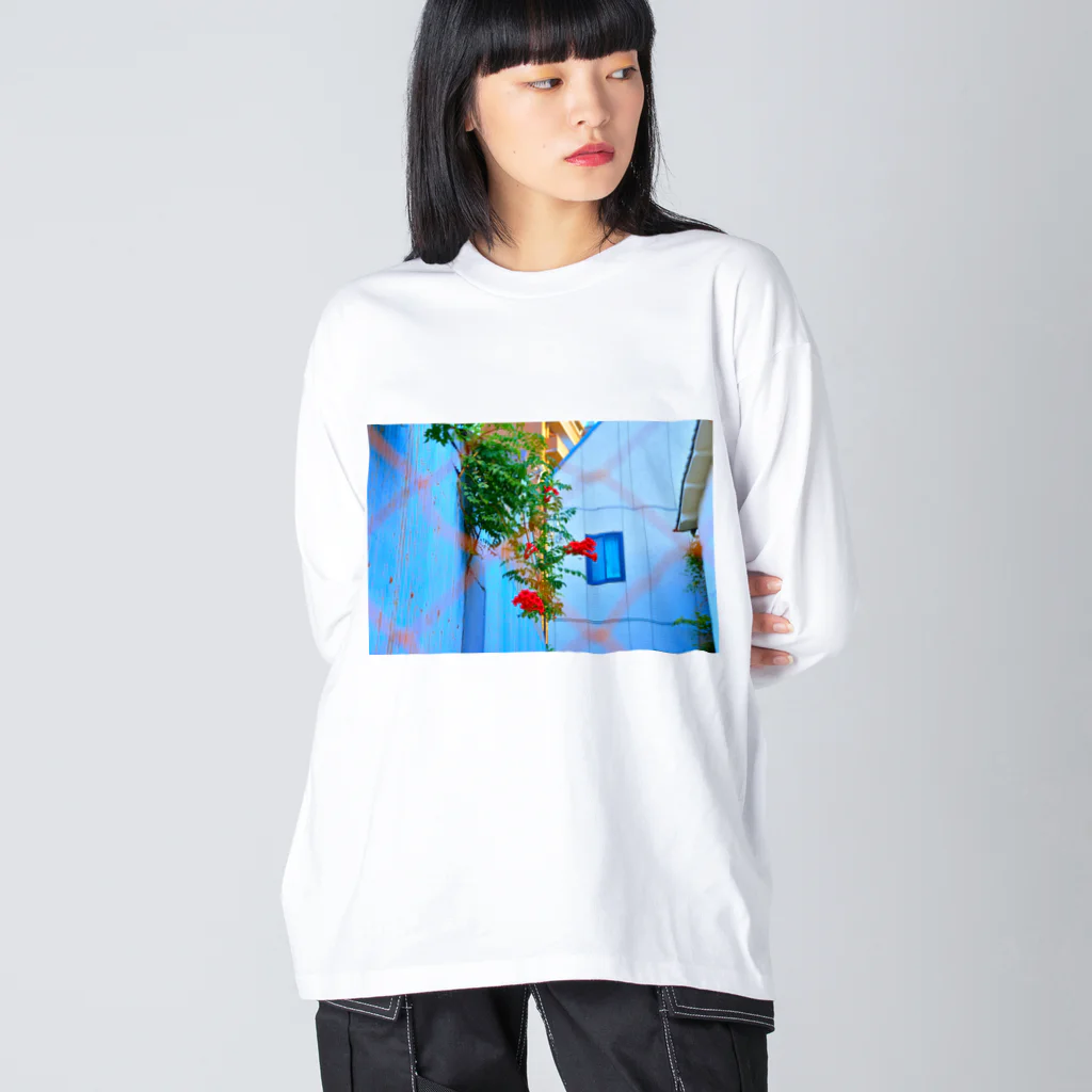 moromoroのhana ビッグシルエットロングスリーブTシャツ