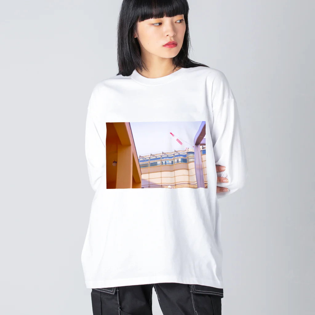 moromoroの春の空 Big Long Sleeve T-Shirt