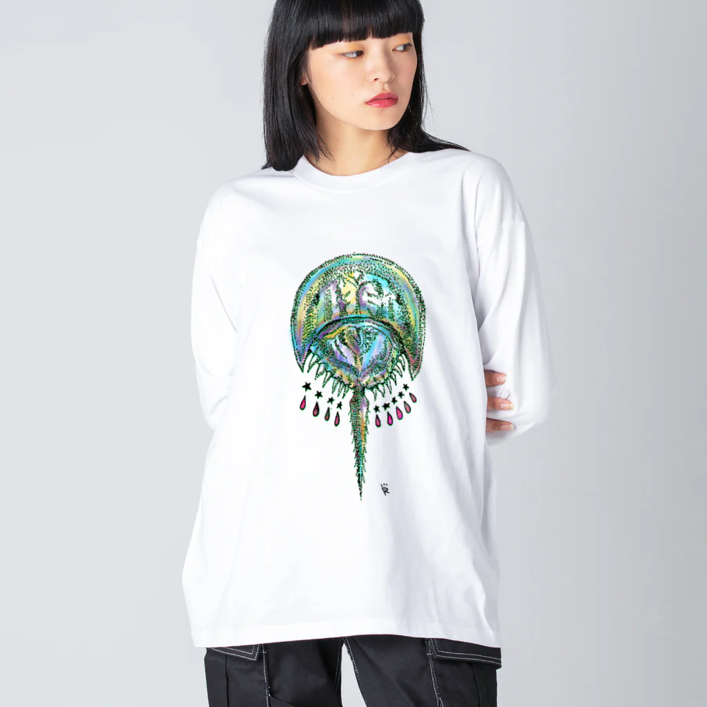 なで肩うさぎの美香堂のカブトガニ Big Long Sleeve T-Shirt