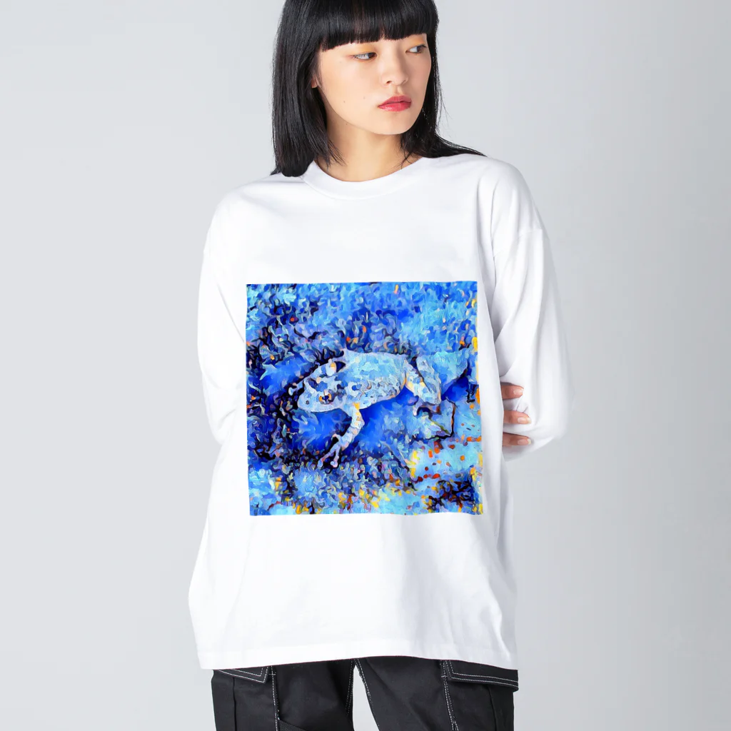 Fantastic FrogのFantastic Frog -Frozen Version- Big Long Sleeve T-Shirt