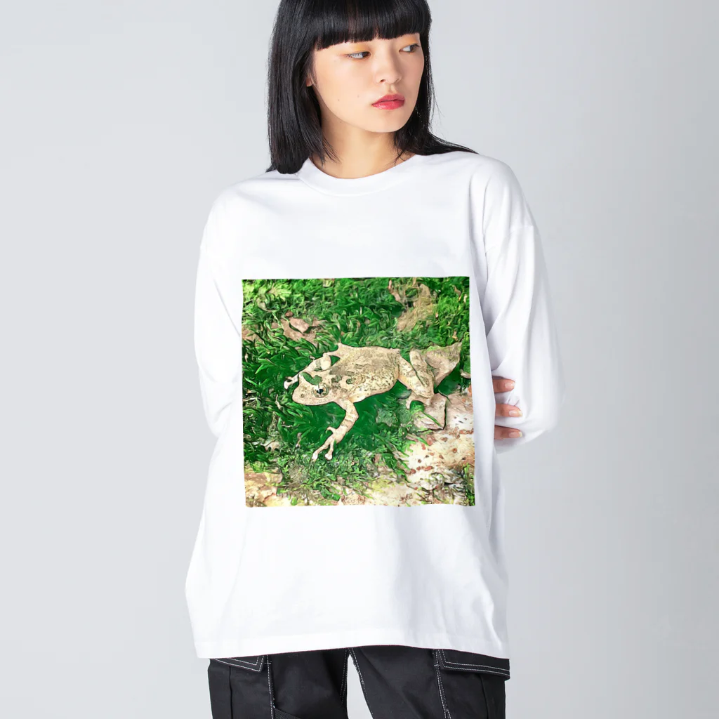 Fantastic FrogのFantastic Frog -Evergreen Version- Big Long Sleeve T-Shirt