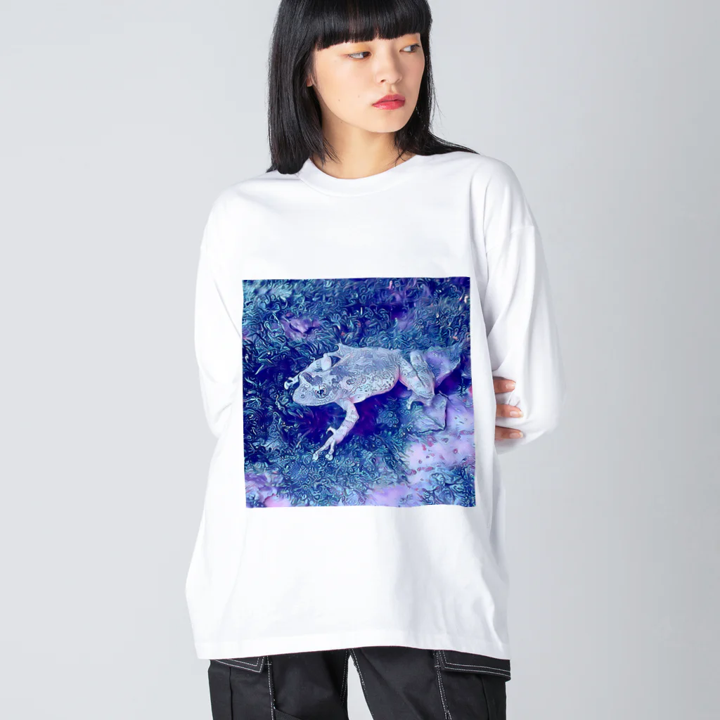 Fantastic FrogのFantastic Frog -Tanzanite Version- Big Long Sleeve T-Shirt