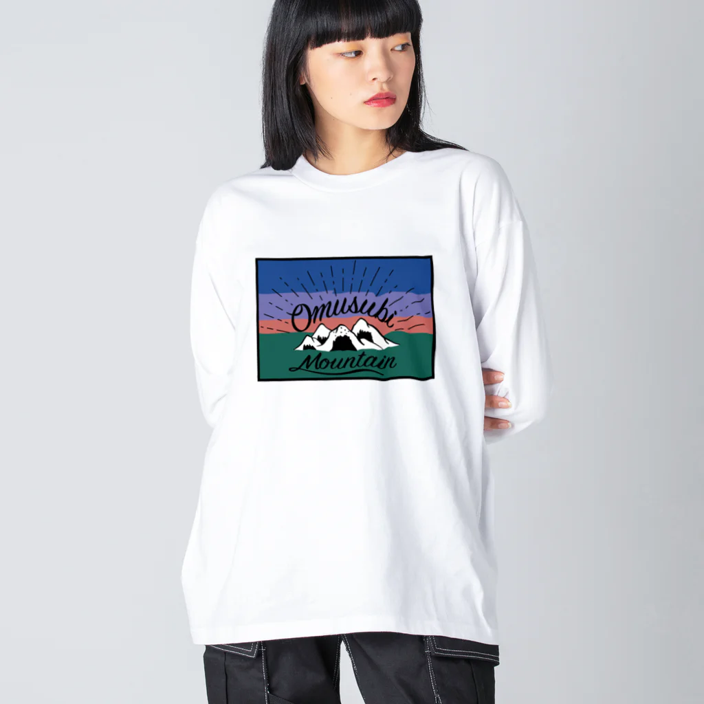 おはしおショップのおむすびマウンテンカラー ビッグシルエットロングスリーブTシャツ