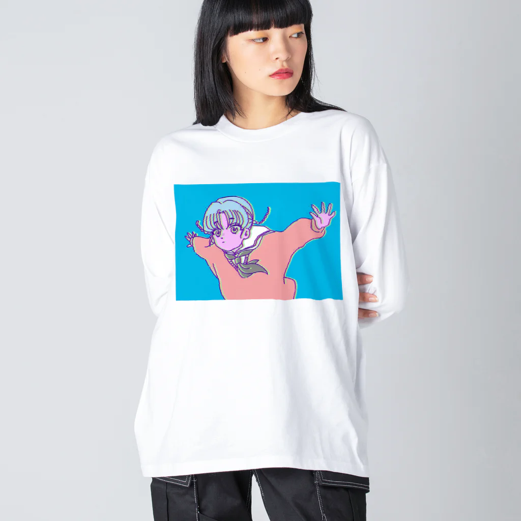 コ八ルのジャンピン ビッグシルエットロングスリーブTシャツ