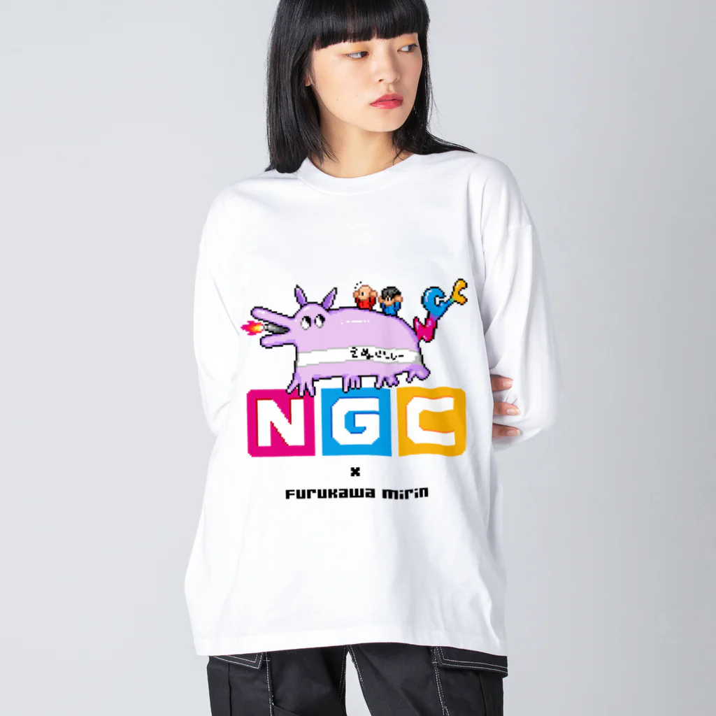 スタジオNGC　オフィシャルショップの古川未鈴（でんぱ組.inc）作『スフォイクス（ドット絵Ver.）』by BOZO Big Long Sleeve T-Shirt