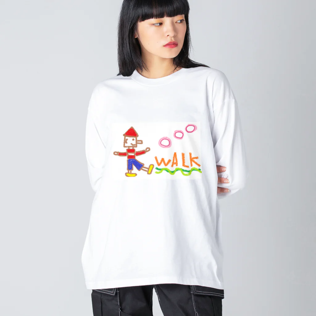 usa100の歩こう歩こう歩こう♪ Big Long Sleeve T-Shirt