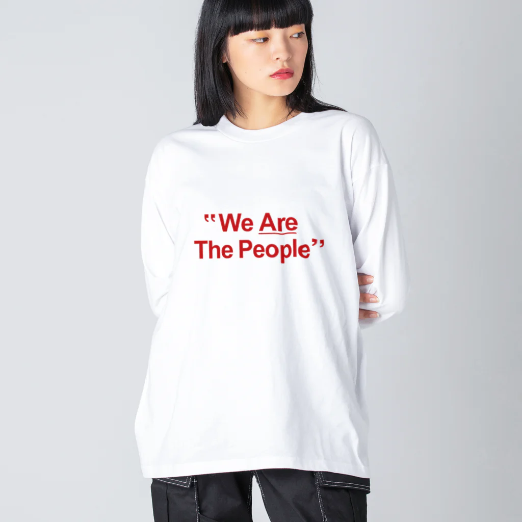 stereovisionのWe Are The People Big Long Sleeve T-Shirt