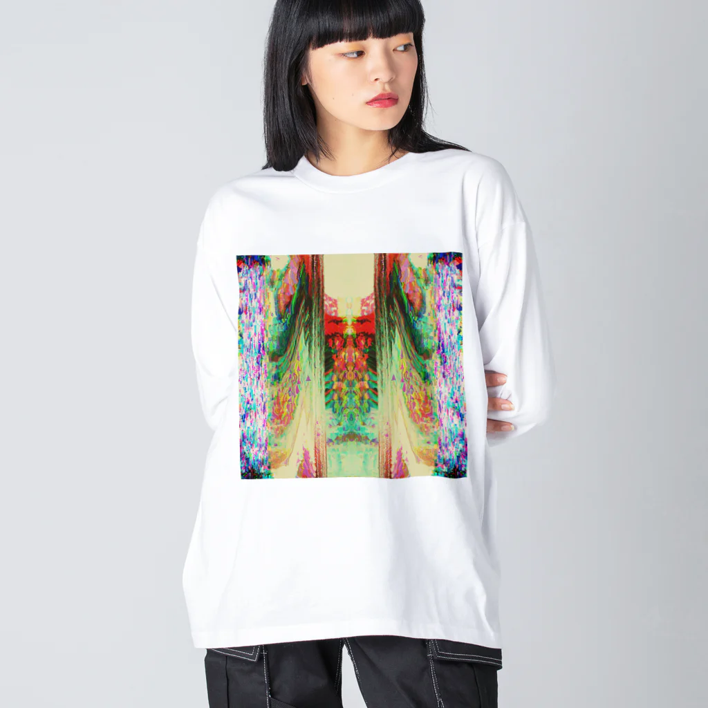 egg Artworks & the cocaine's pixの垂Re:滝 Big Long Sleeve T-Shirt