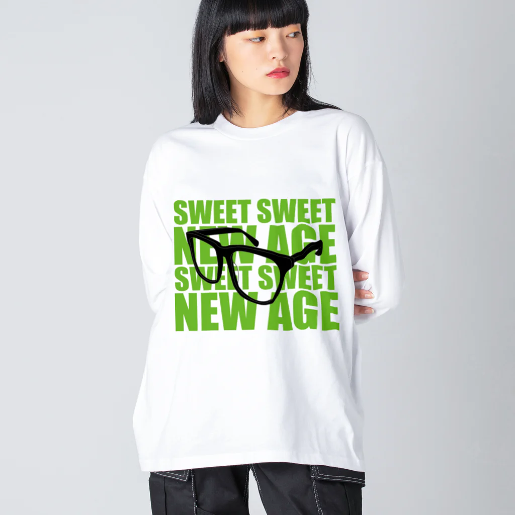 スナックキミドリ -購買部-のNew Age （キミドリ） ビッグシルエットロングスリーブTシャツ