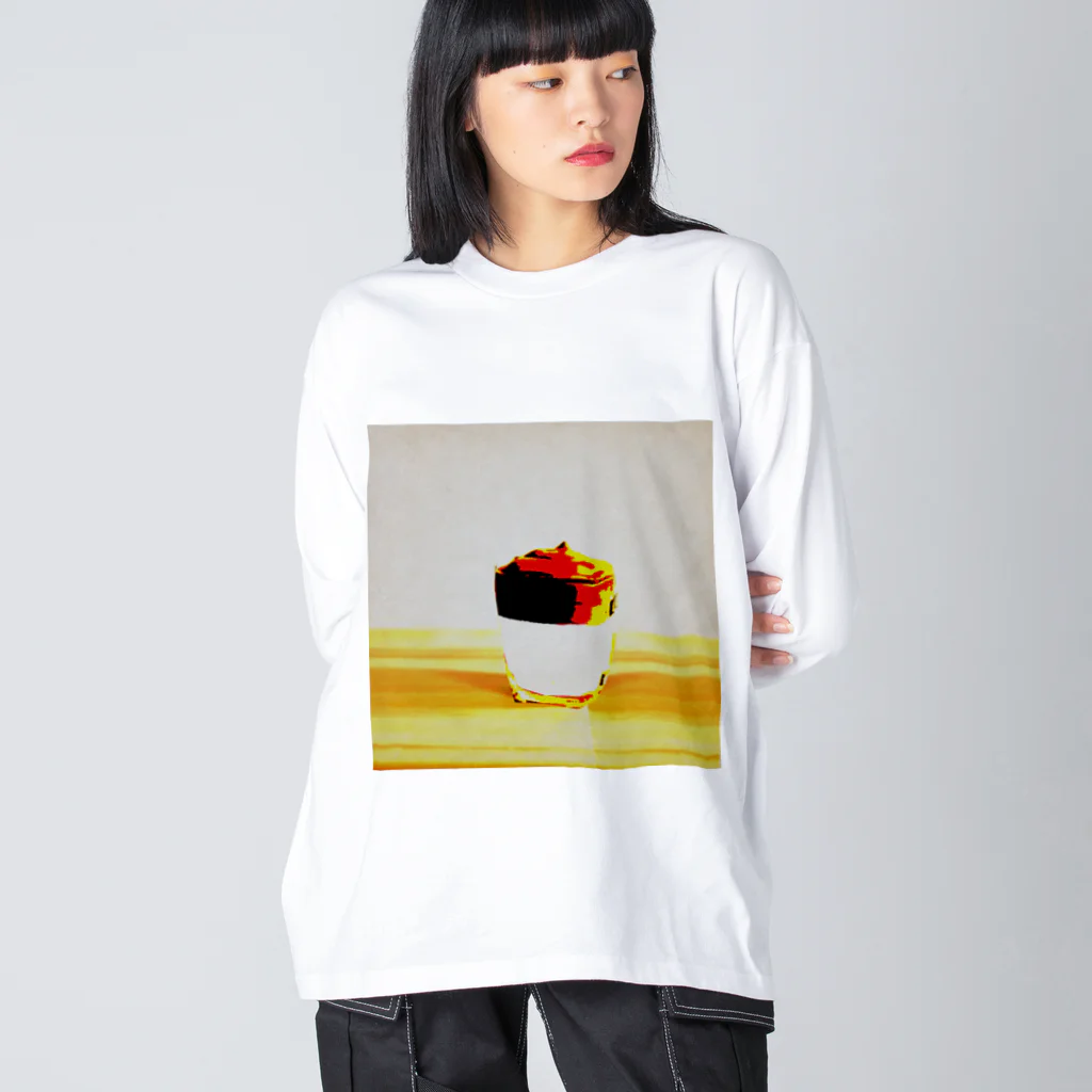 Danke Shoot Coffeeのダルゴナコーヒー ビッグシルエットロングスリーブTシャツ