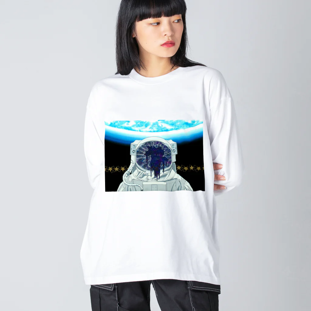 采-aya-の孤独なランデブー ビッグシルエットロングスリーブTシャツ