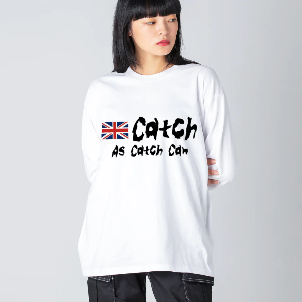 上着堂のキャッチレスリング Big Long Sleeve T-Shirt