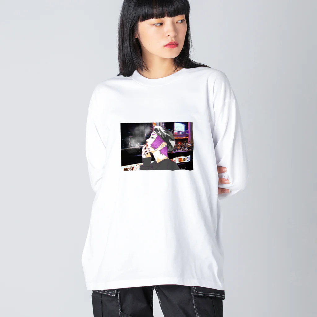 SHOPのすきにやる Big Long Sleeve T-Shirt