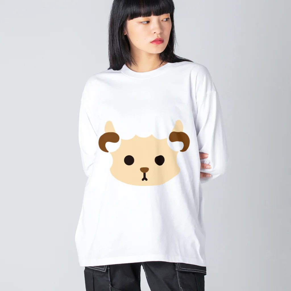 フォーヴァの干支アップ-未-animal up-アニマルアップ- Big Long Sleeve T-Shirt