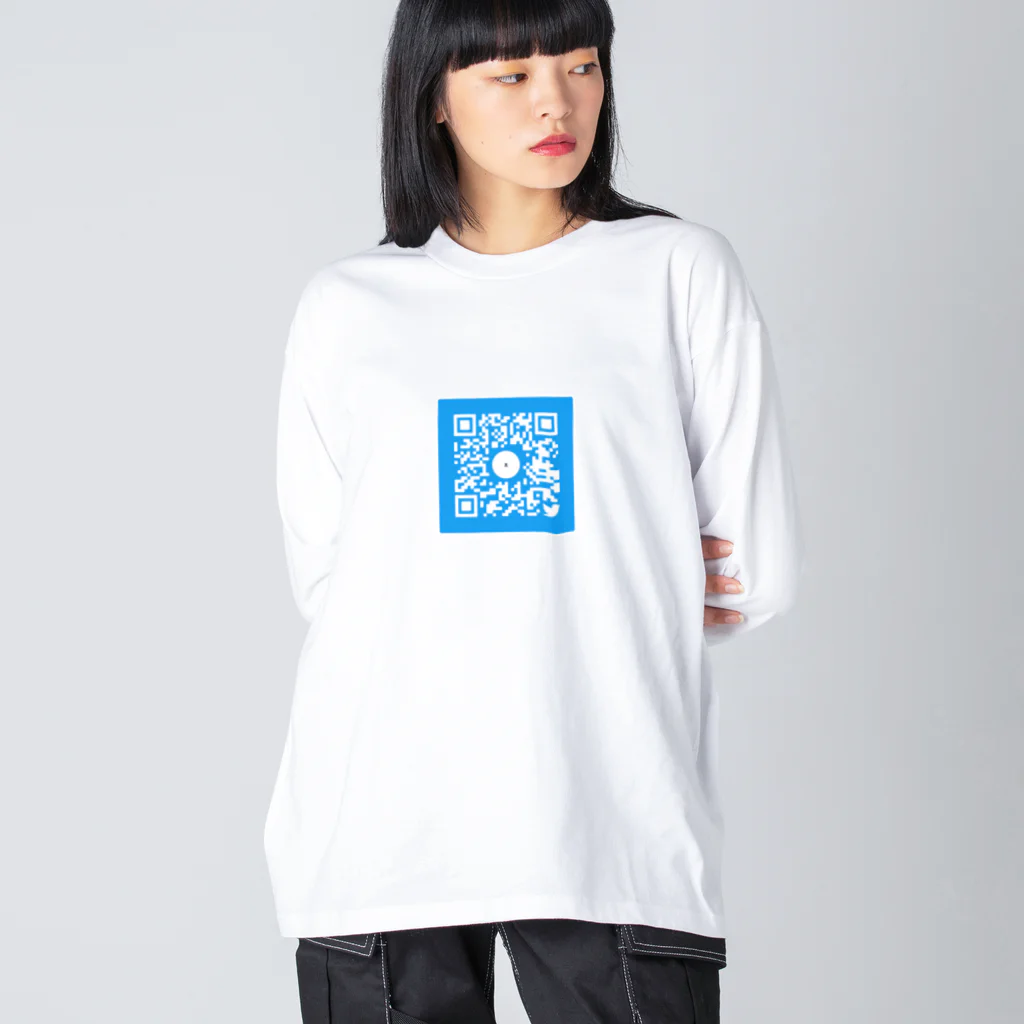 Ariのぼくのきゅーあーるこーど ビッグシルエットロングスリーブTシャツ