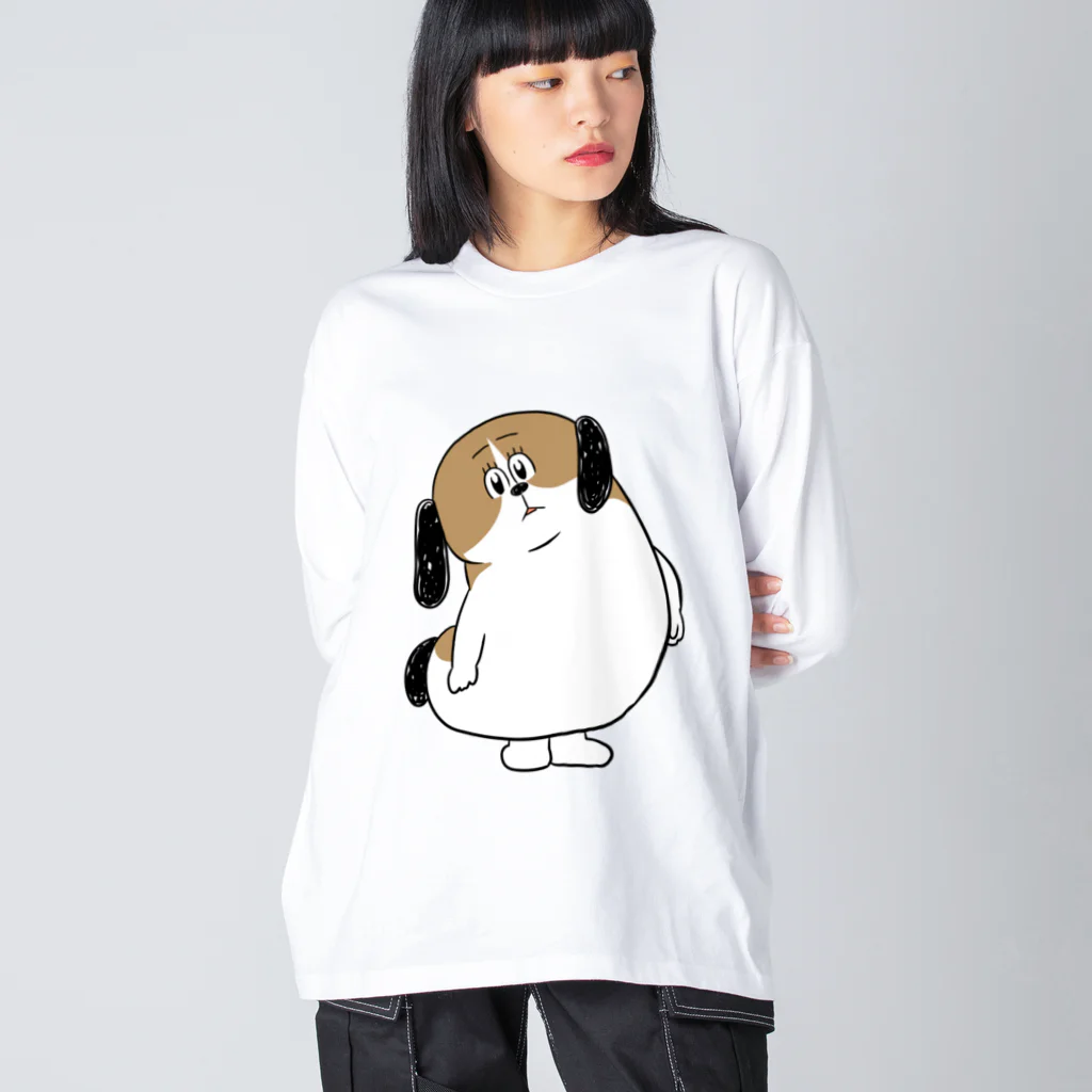 マツバラのもじゃまるなぁに？ Big Long Sleeve T-Shirt