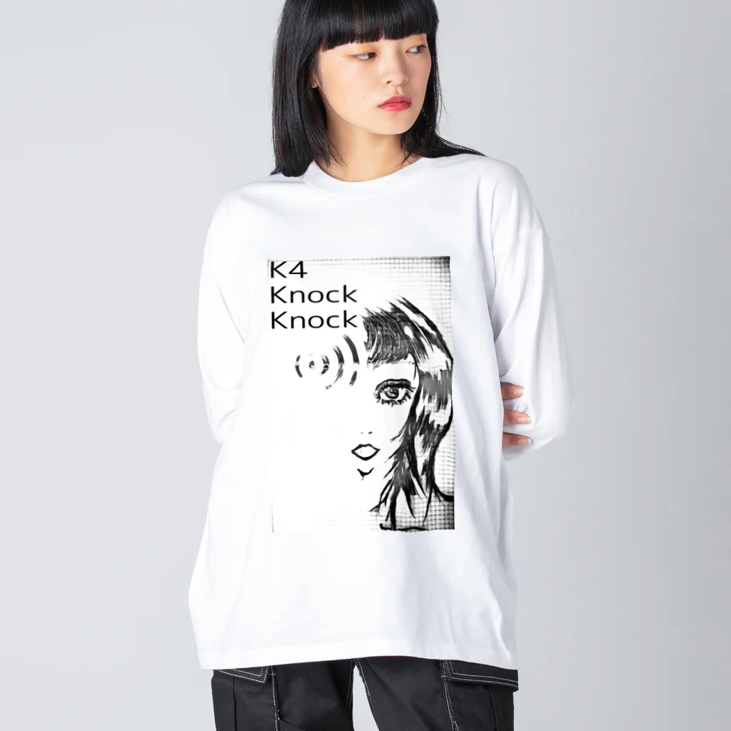 帽子屋のK4knockknock ビッグシルエットロングスリーブTシャツ