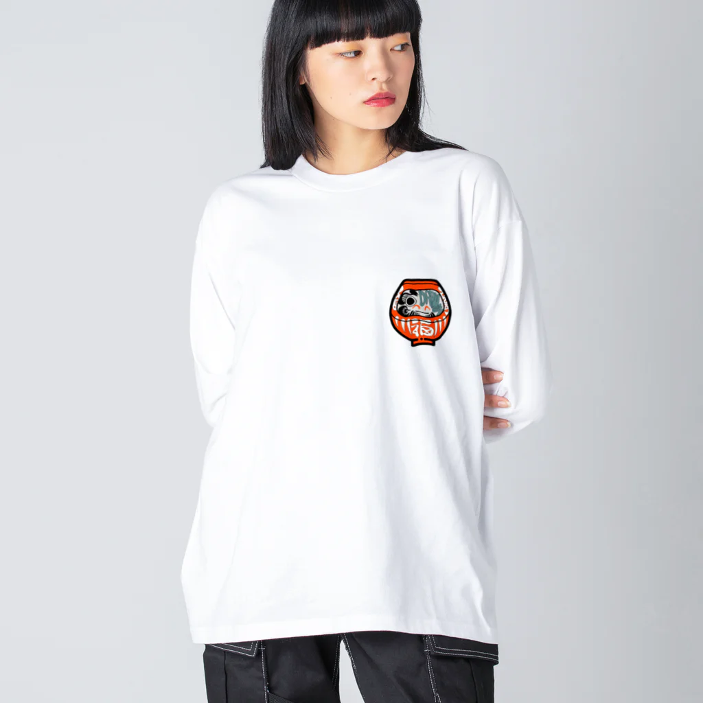 ワサビのDARUMA  Big Long Sleeve T-Shirt