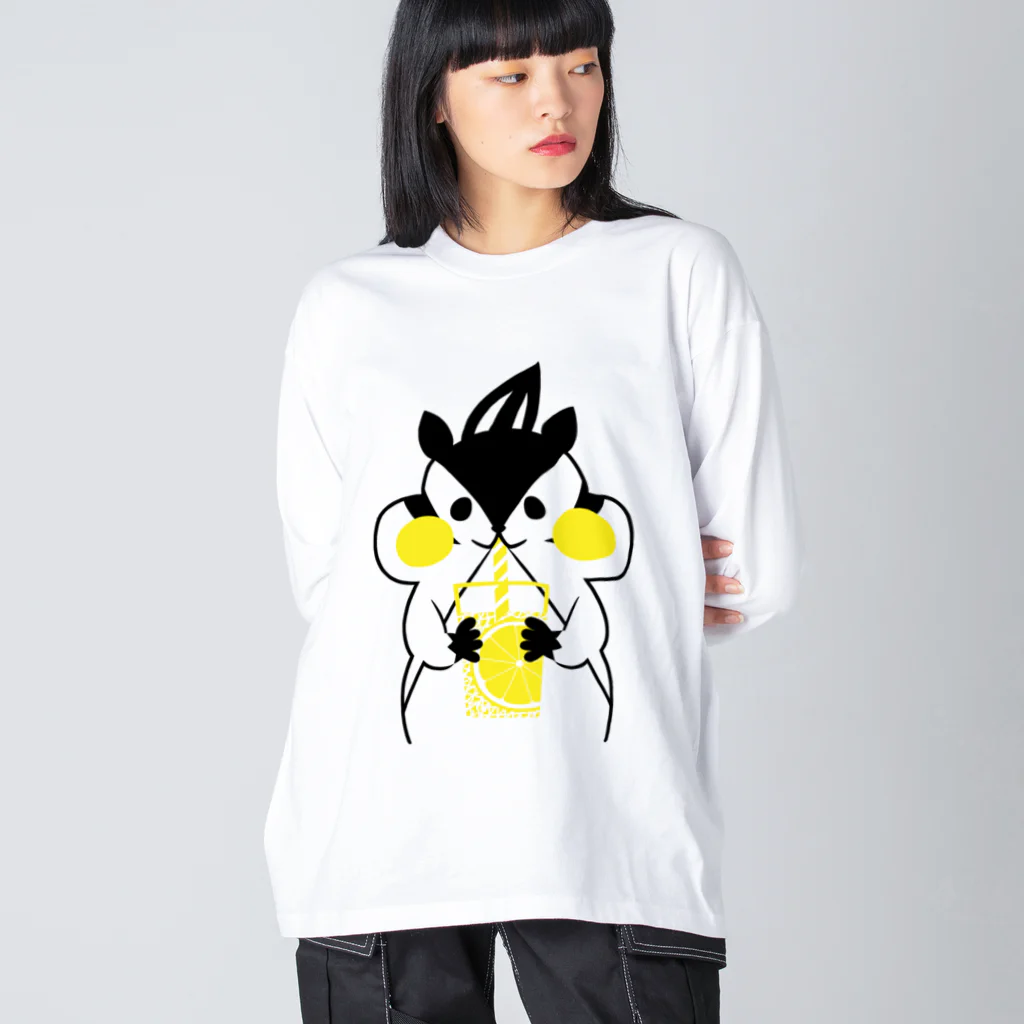 tafu tafuのレモネードしまさん Big Long Sleeve T-Shirt