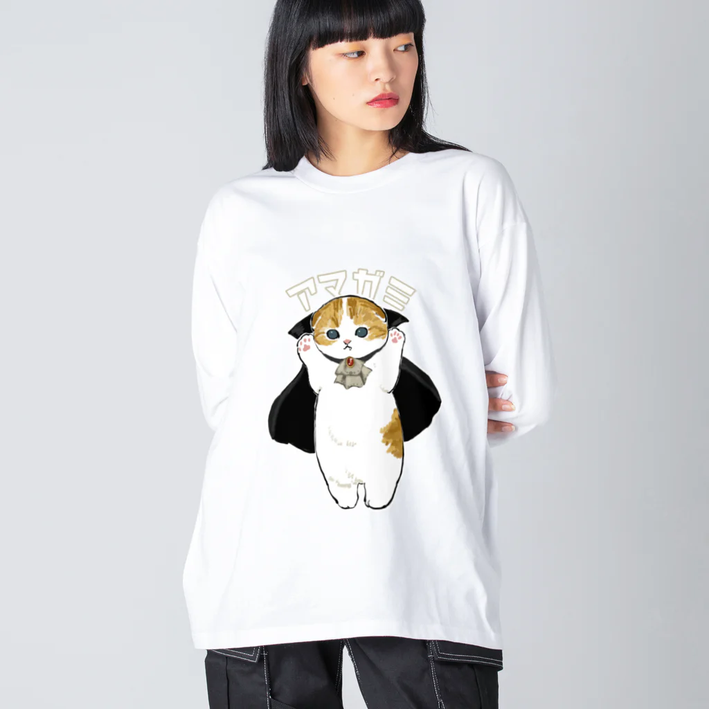 mofusandのドラキュラにゃん ビッグシルエットロングスリーブTシャツ