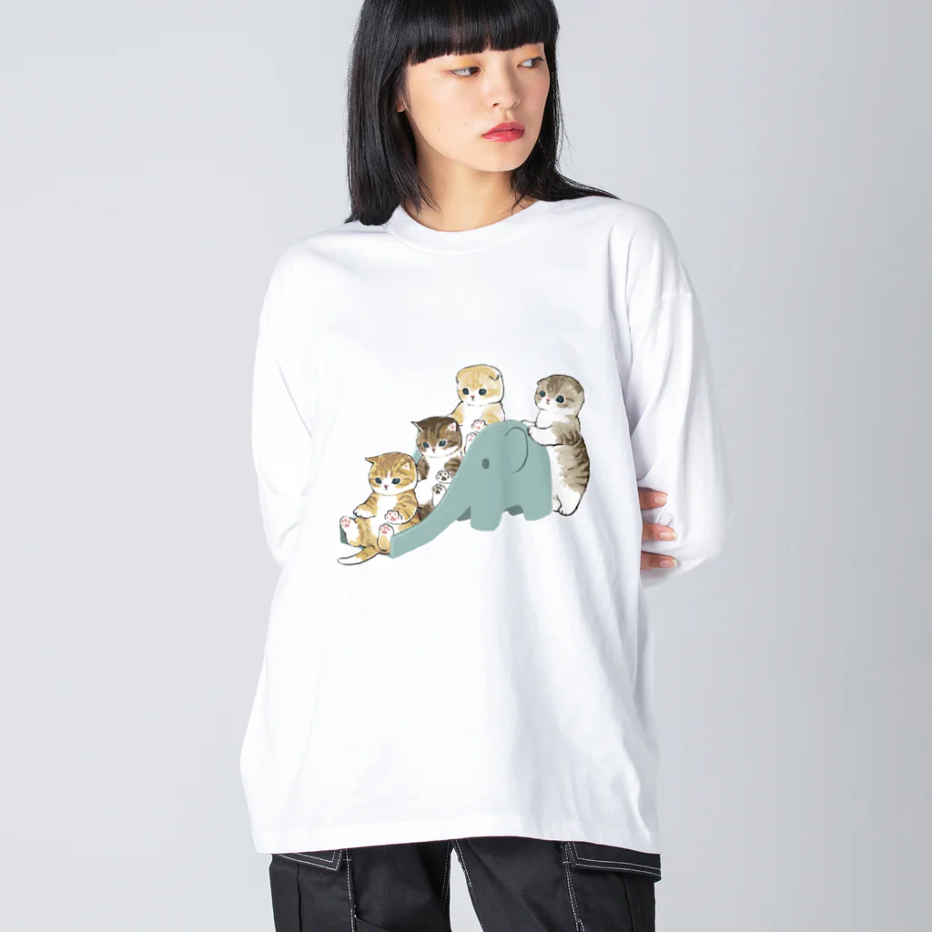 mofusandのもふもふ渋滞 Big Long Sleeve T-Shirt