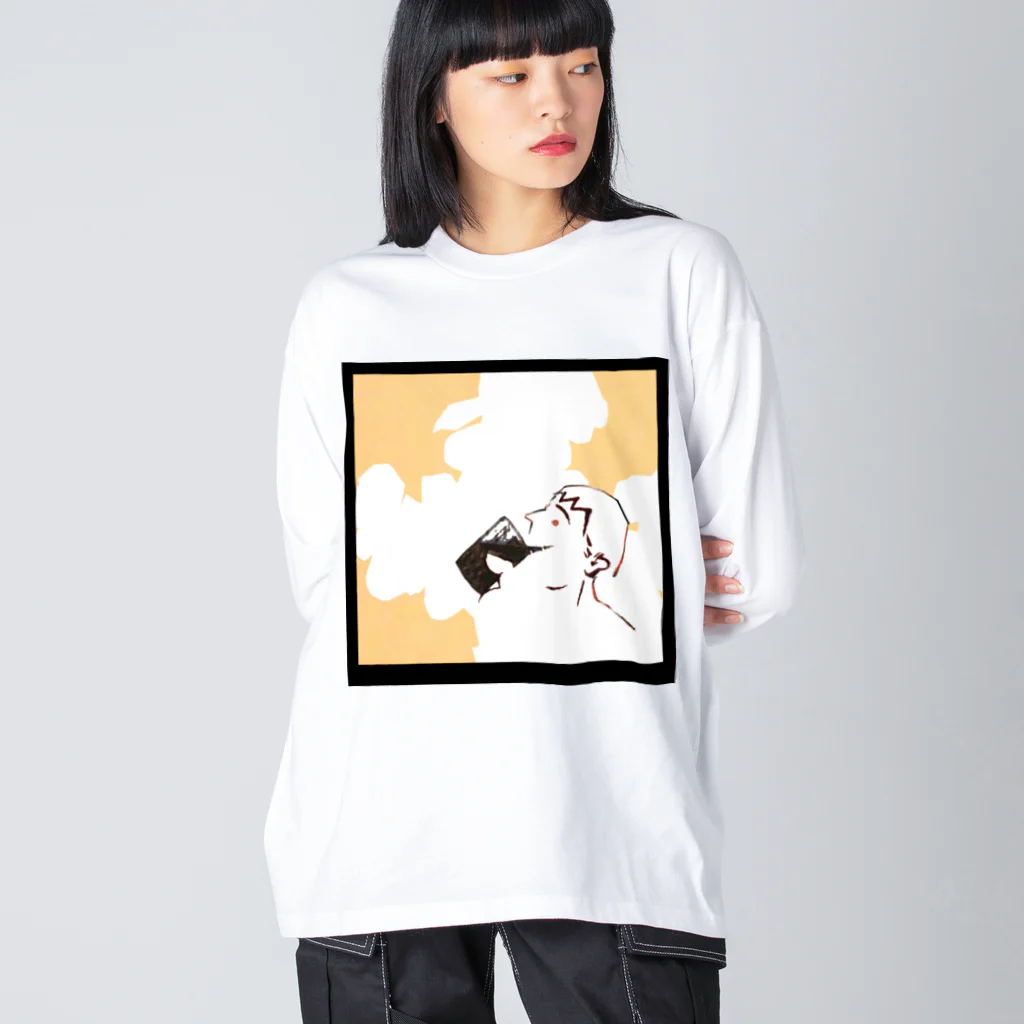 Danke Shoot Coffeeのがぶ飲みアイスコーヒー Big Long Sleeve T-Shirt