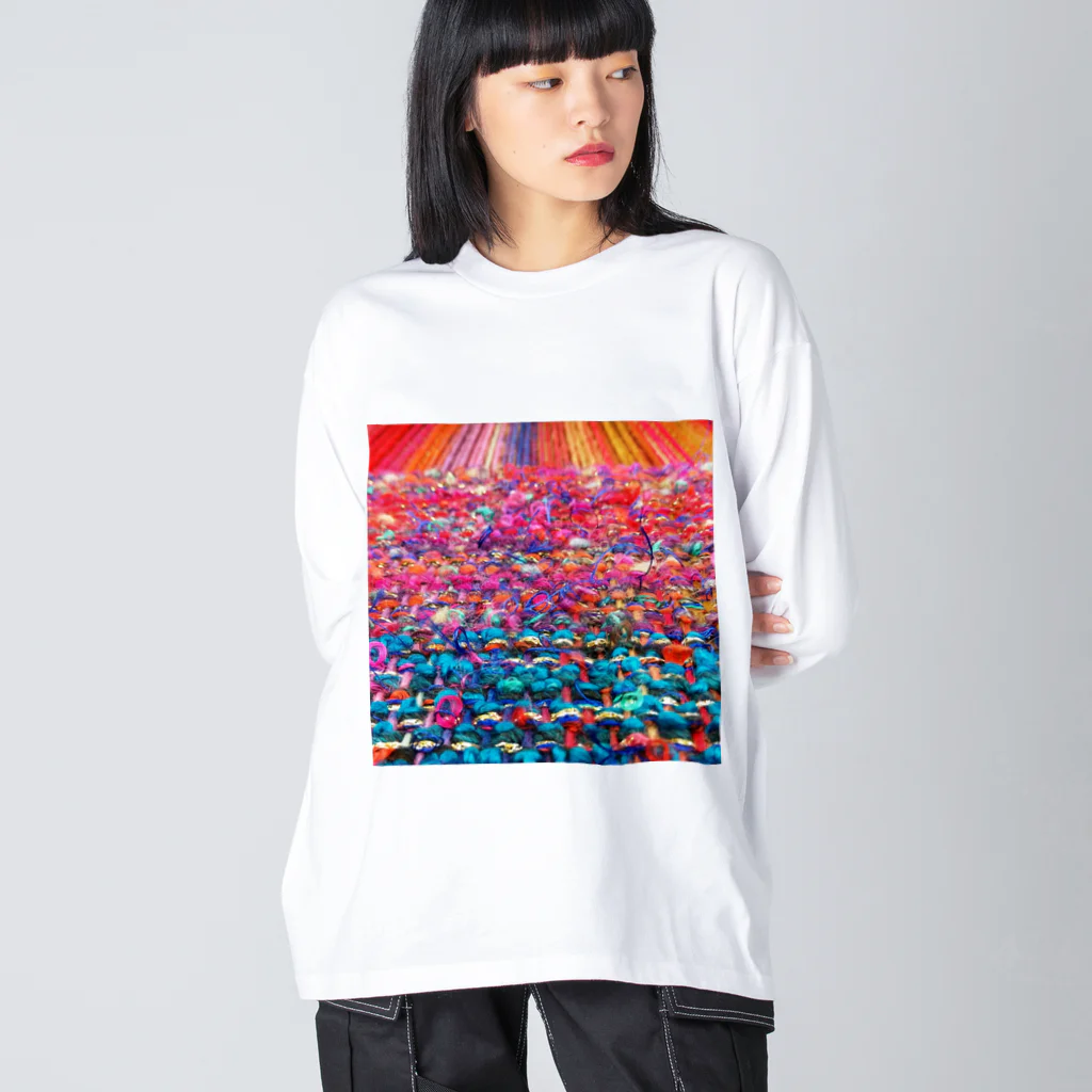 カヨラボ　スズリショップの珊瑚礁／カヨサトーTX Big Long Sleeve T-Shirt