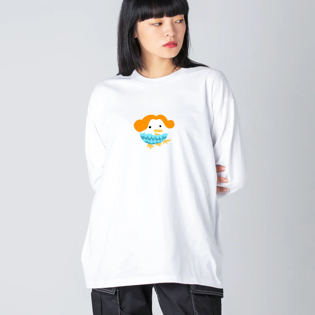 satomimitsukiのアマビナちゃん 枠なしカラー ビッグシルエットロングスリーブTシャツ