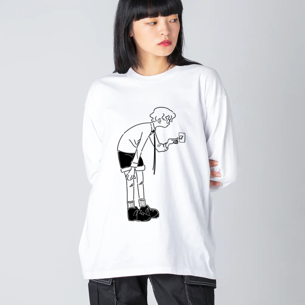 onji_goodsの切り替える Big Long Sleeve T-Shirt