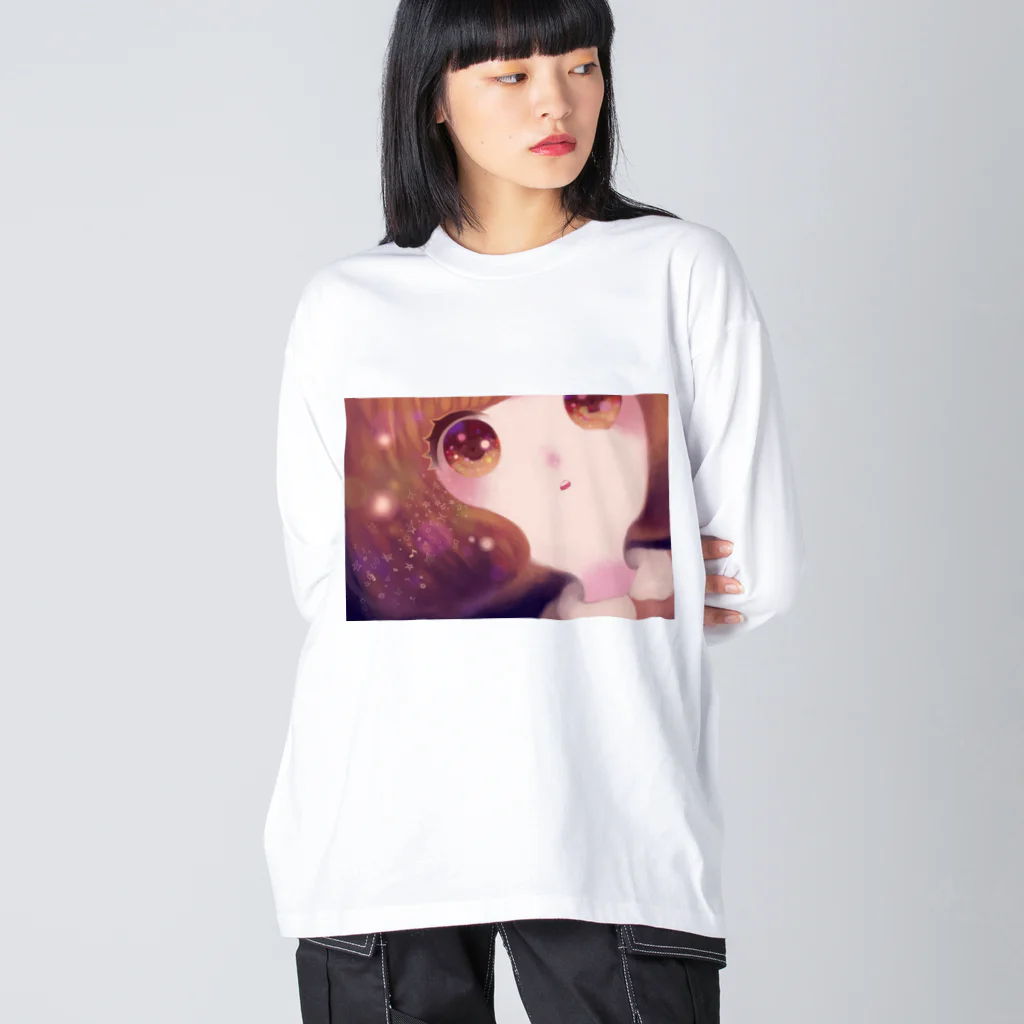 豆乳ラテのキラキラちゃん Big Long Sleeve T-Shirt