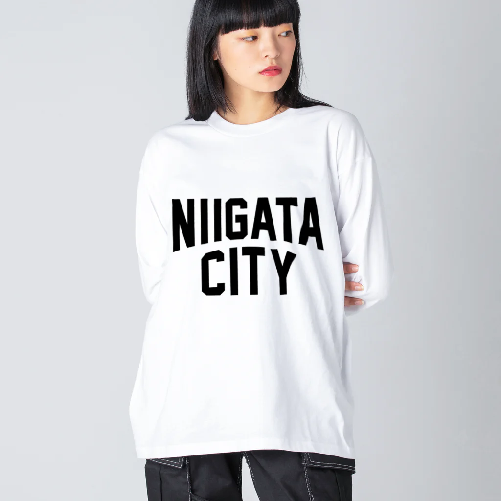 JIMOTO Wear Local Japanのniigata CITY　新潟ファッション　アイテム ビッグシルエットロングスリーブTシャツ