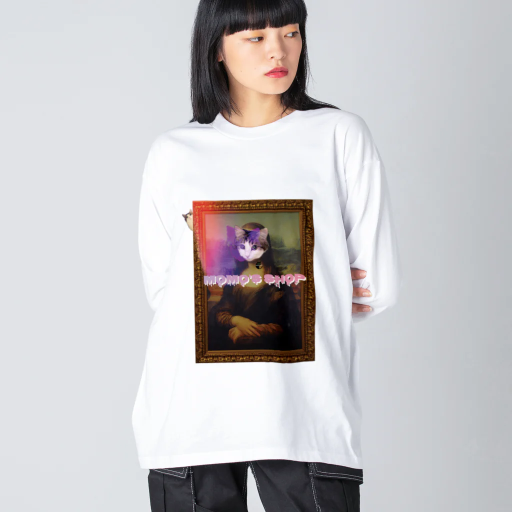 𝙈𝙊𝙈𝙊'𝙨 𝙎𝙝𝙤𝙥のMOMO・LIZA ビッグシルエットロングスリーブTシャツ