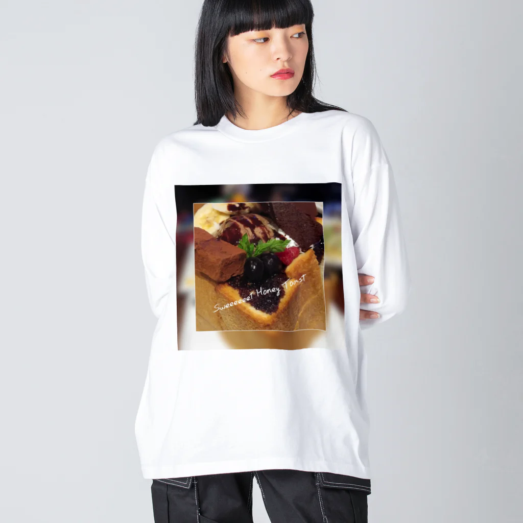 pulu's shopの魅惑のあまーいスイーツはいかが？ Big Long Sleeve T-Shirt