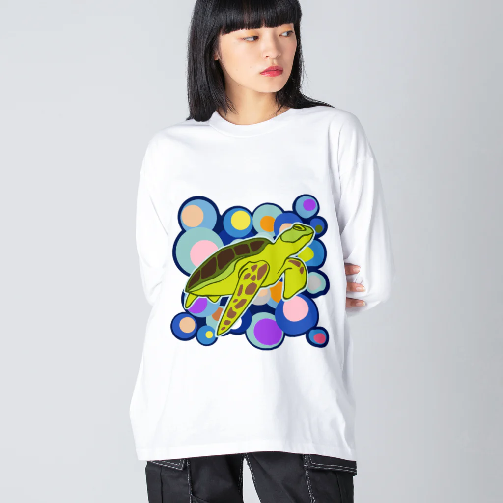 prunelleのバブルカメ Big Long Sleeve T-Shirt