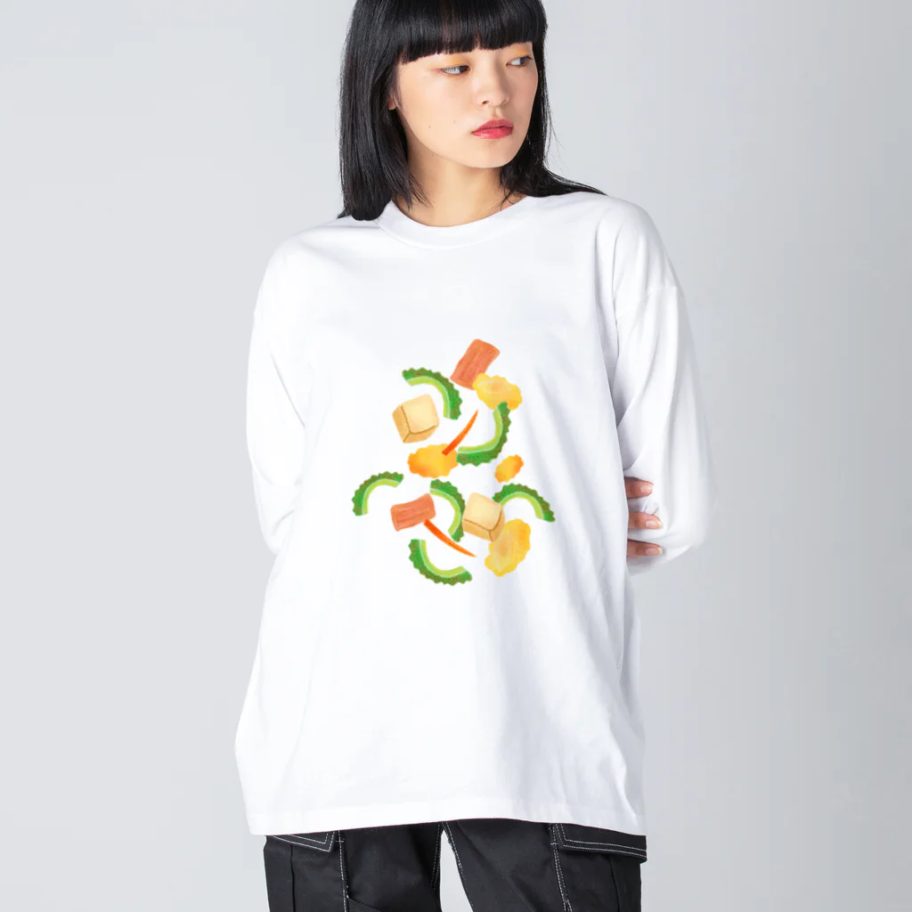 のぐちさきのごーやちゃんぷるー Big Long Sleeve T-Shirt