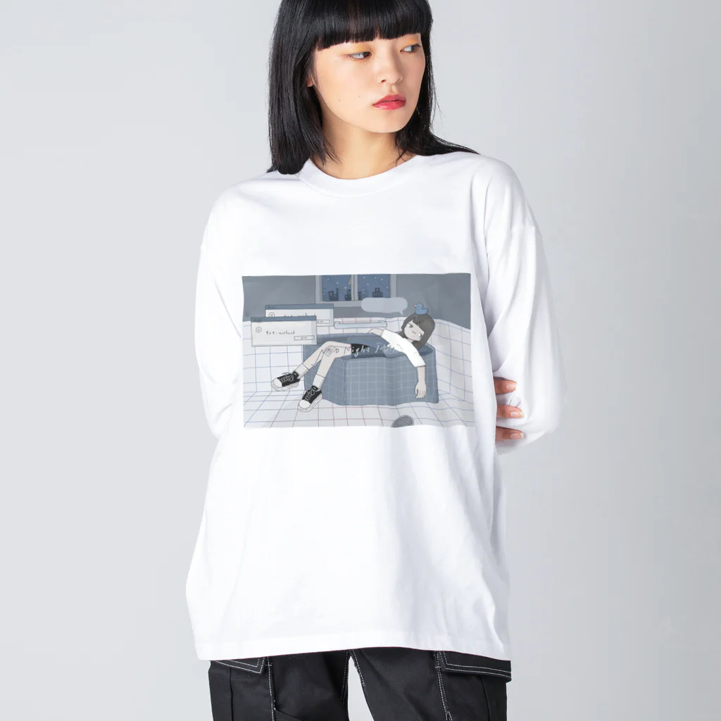 寝槃の夜に溺れてしまうの Big Long Sleeve T-Shirt