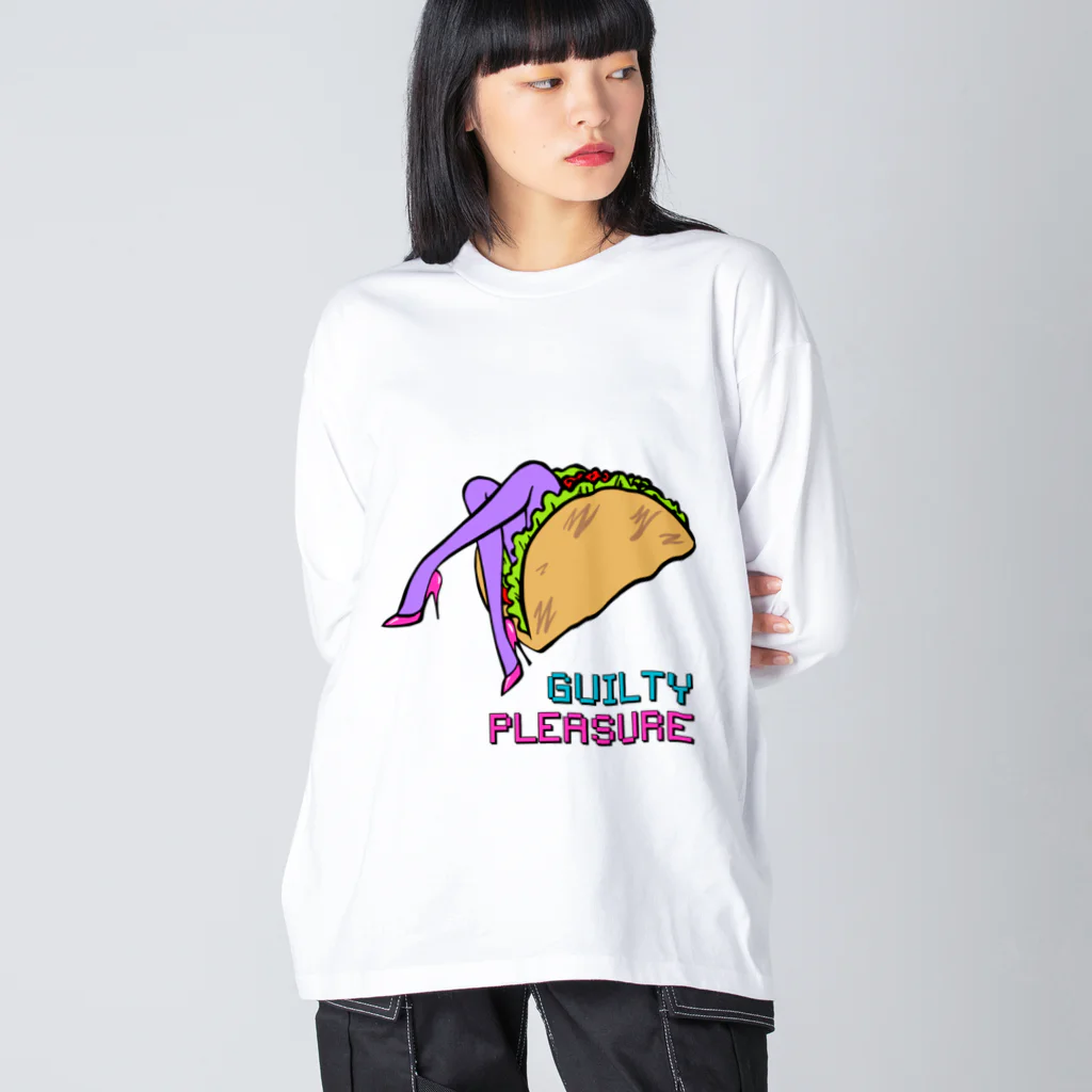 Mieko_Kawasakiのタコス中毒🌮 ビッグシルエットロングスリーブTシャツ