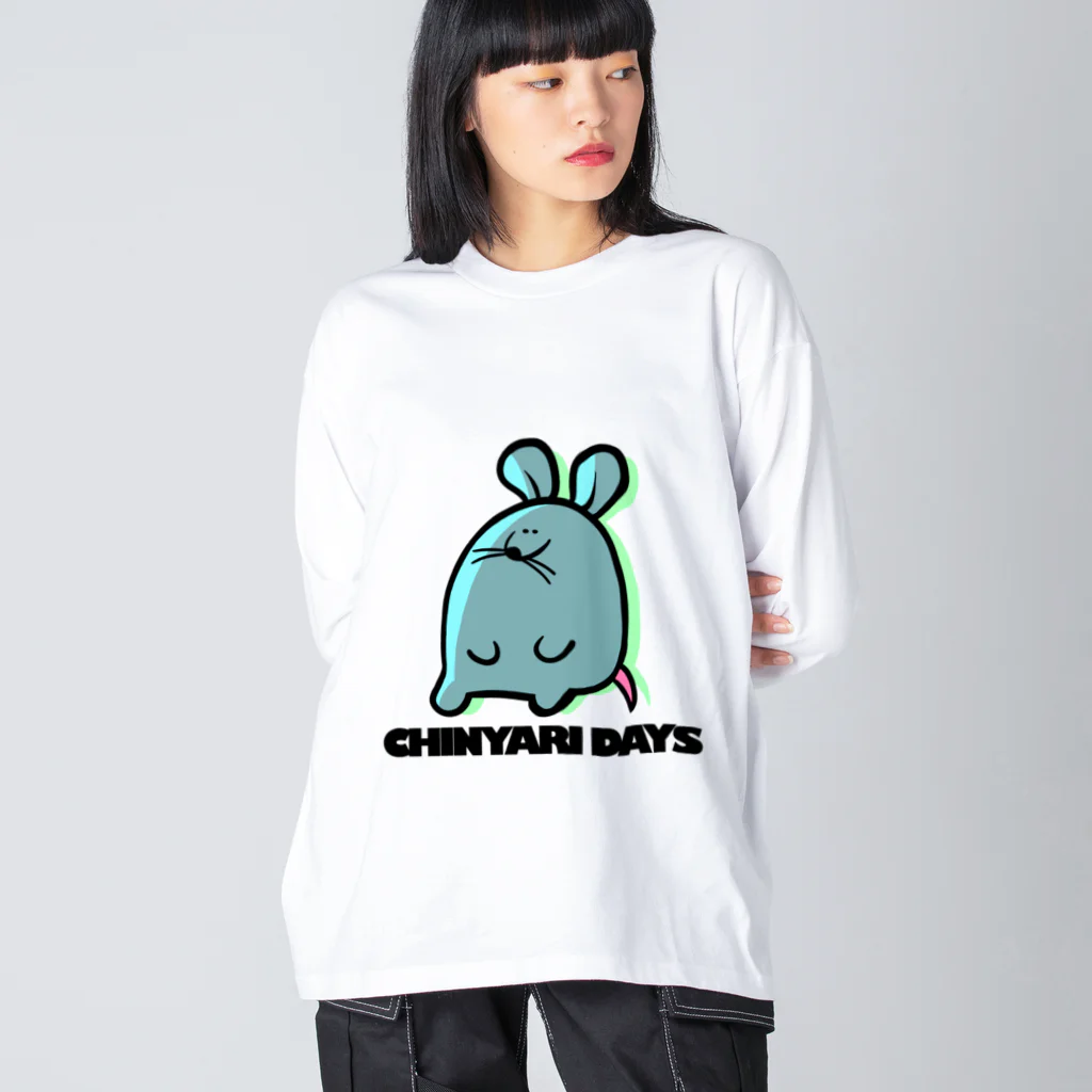 とてもえらい本店のCHINYARI DAYS ビッグシルエットロングスリーブTシャツ