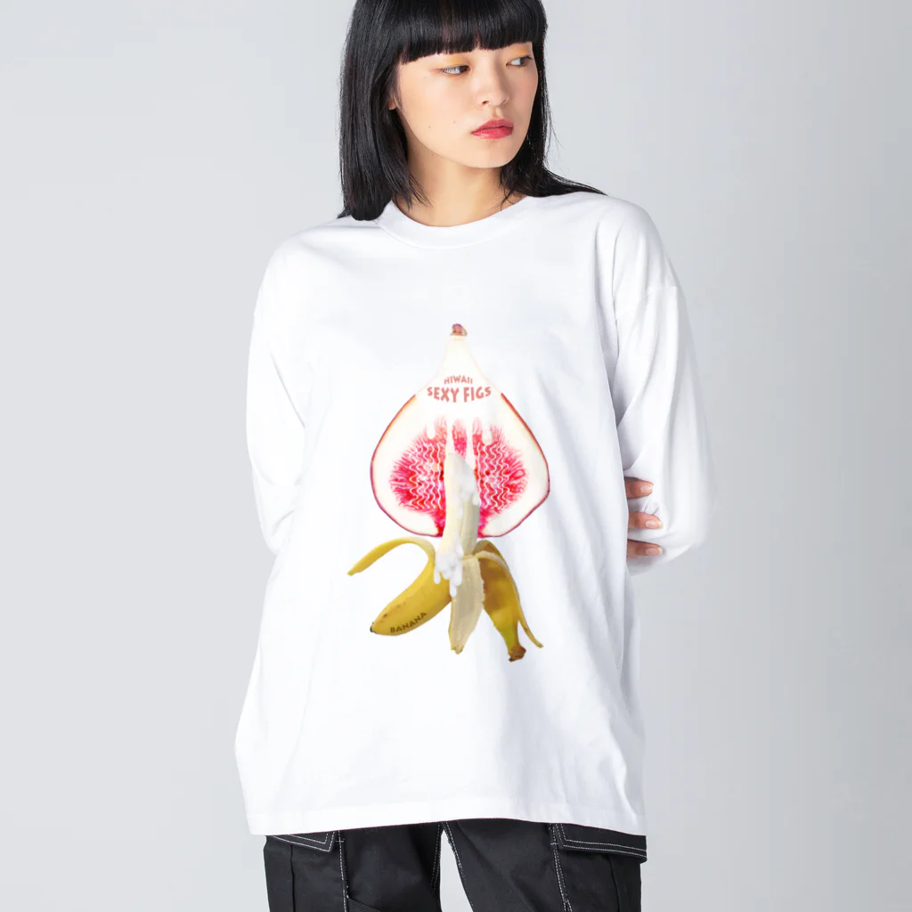 tottoのHiwaii／魅惑のイチジク×バナナ Big Long Sleeve T-Shirt