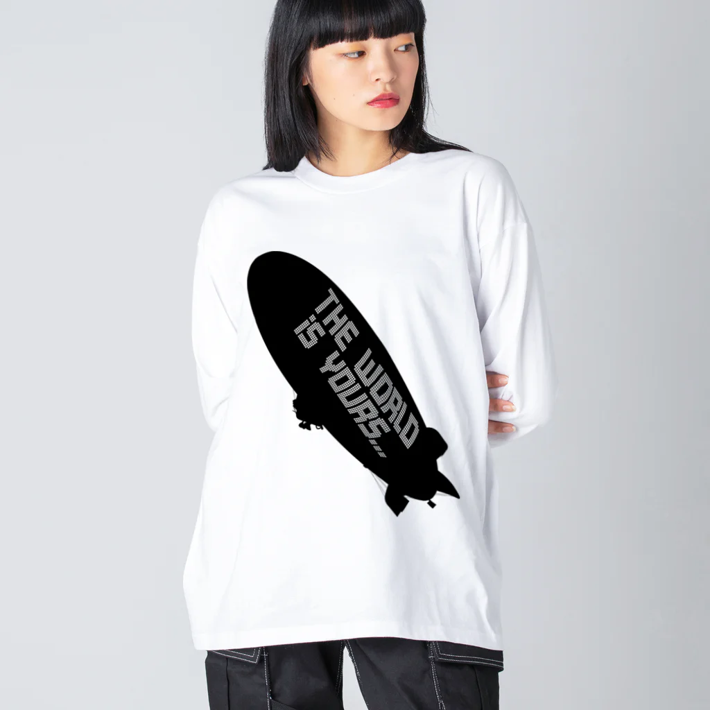 stereovisionのTHE WORLD IS YOURS…（飛行船のみvr） Big Long Sleeve T-Shirt