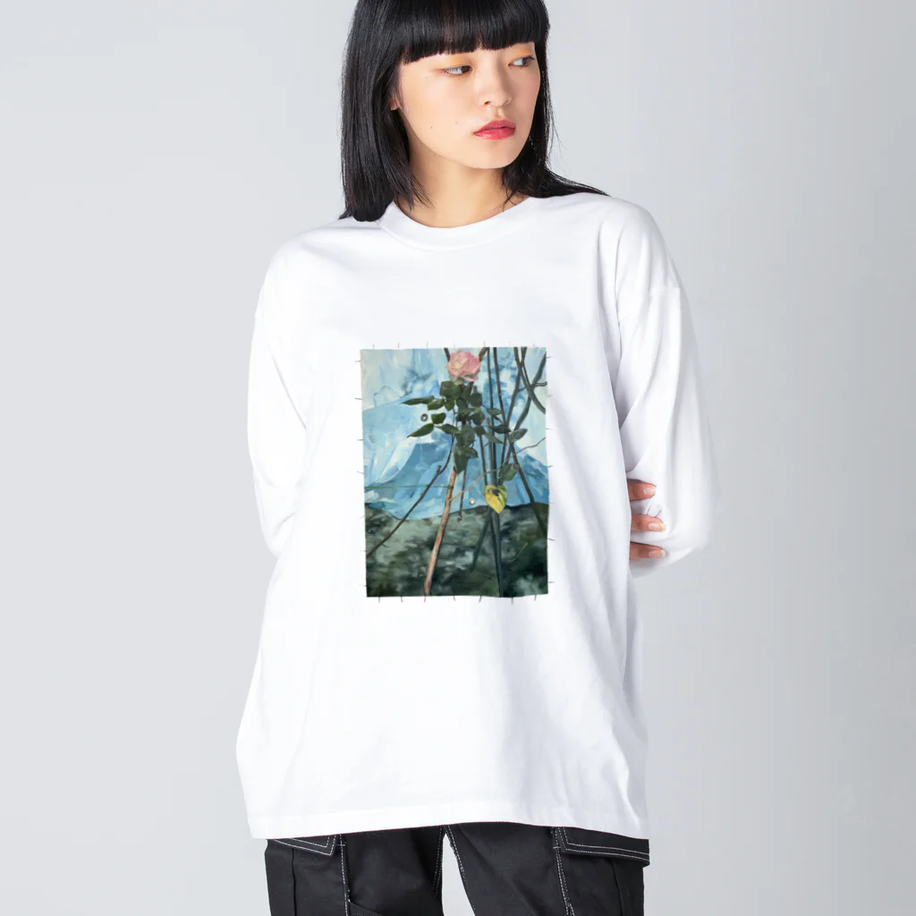 tsuetaniのトゲのある絵 Big Long Sleeve T-Shirt