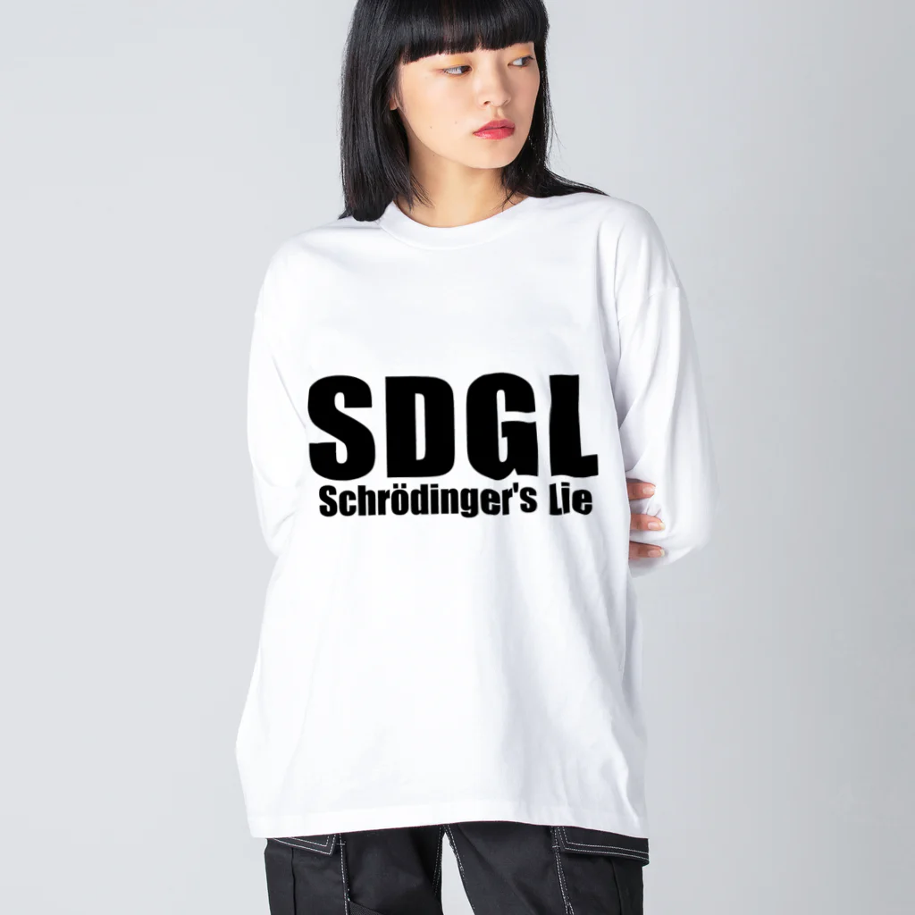 シュレディンガーの嘘のSDGL logo ビッグシルエットロングスリーブTシャツ