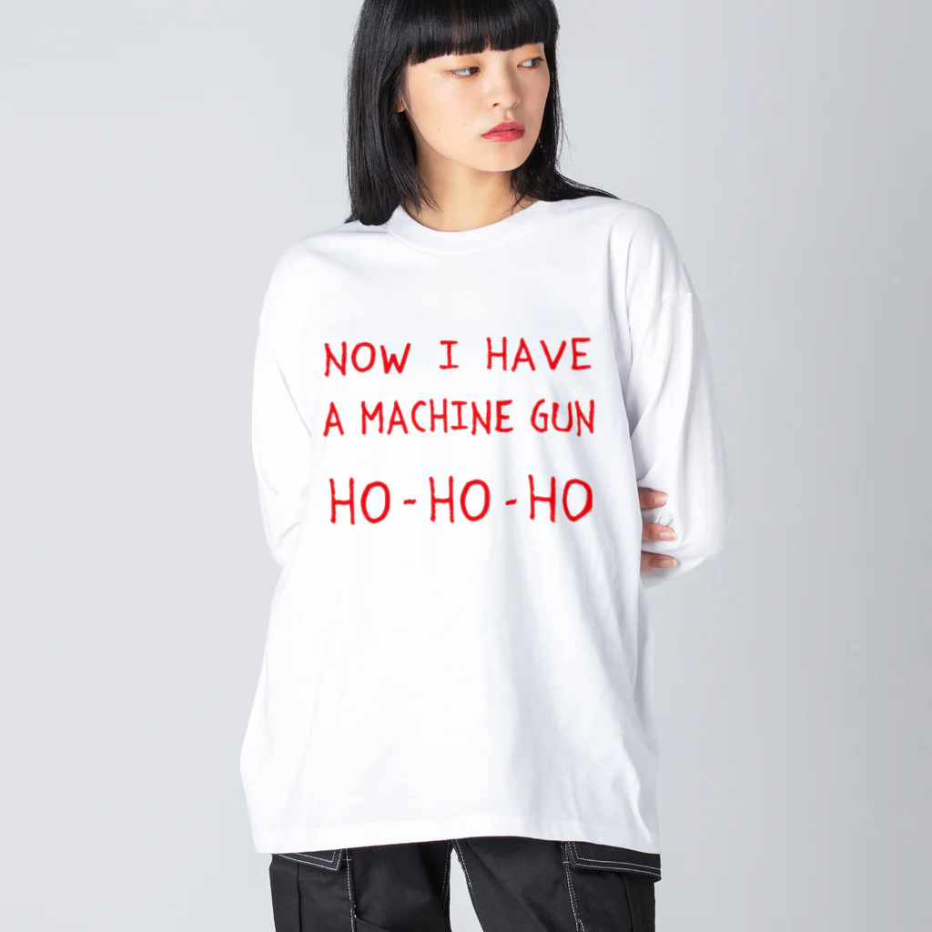 stereovisionのマシンガンは頂戴した HO-HO-HO ビッグシルエットロングスリーブTシャツ