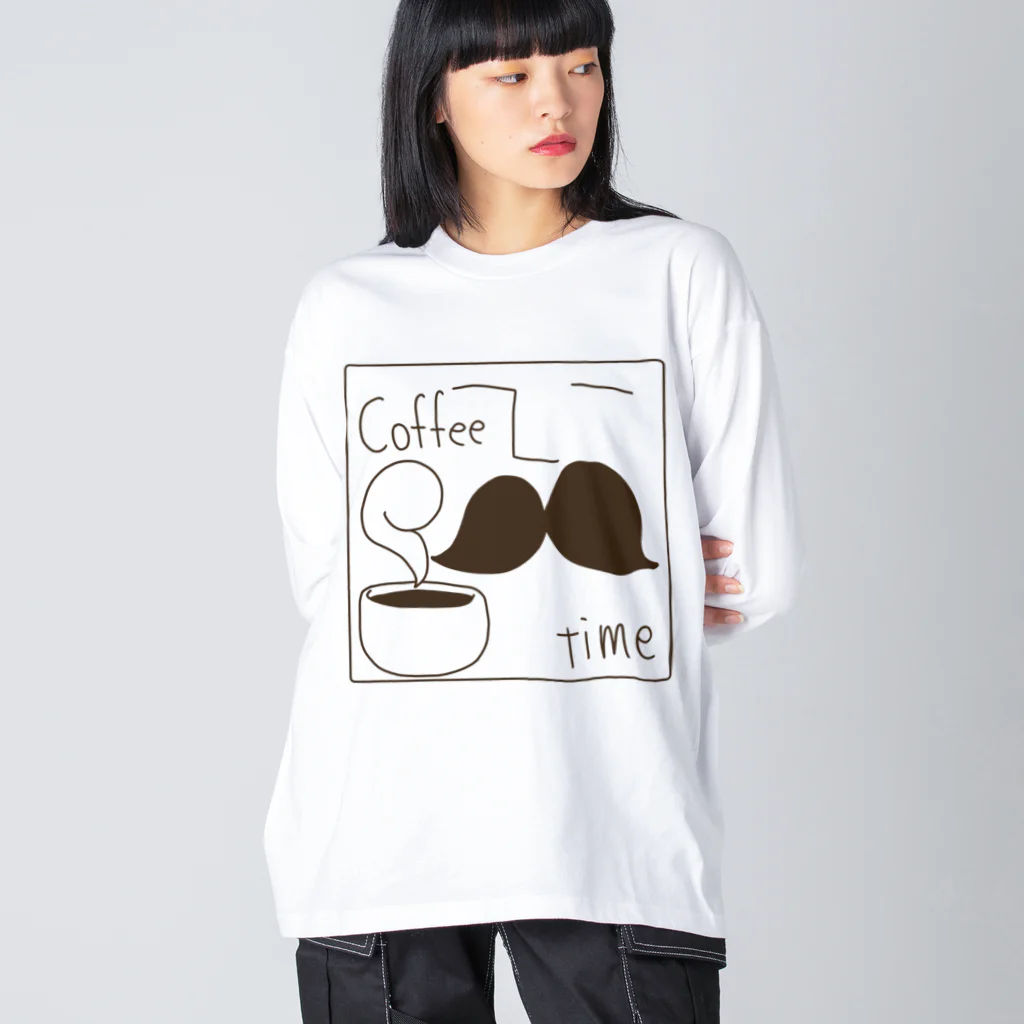 ぱくちのお店の珈琲時間 Big Long Sleeve T-Shirt