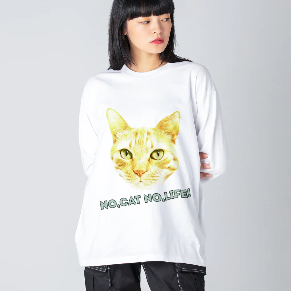 CYA-TO-RAのNO,CAT NO,LIFE! Big Long Sleeve T-Shirt