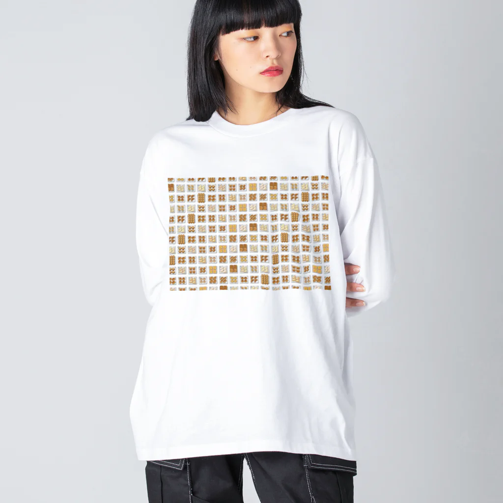 佐山くまのパンまみれ Big Long Sleeve T-Shirt