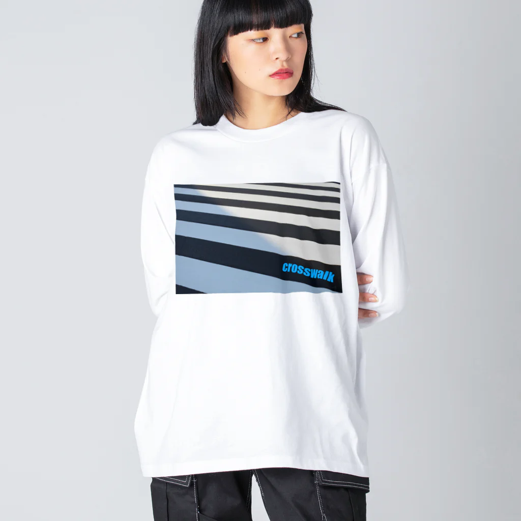 photo-kiokuの横断歩道 Big Long Sleeve T-Shirt