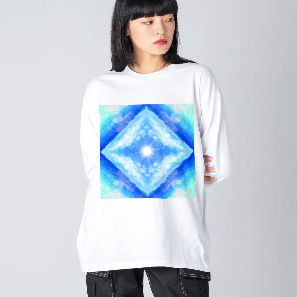 SunnySOWERSのSea mandala ビッグシルエットロングスリーブTシャツ